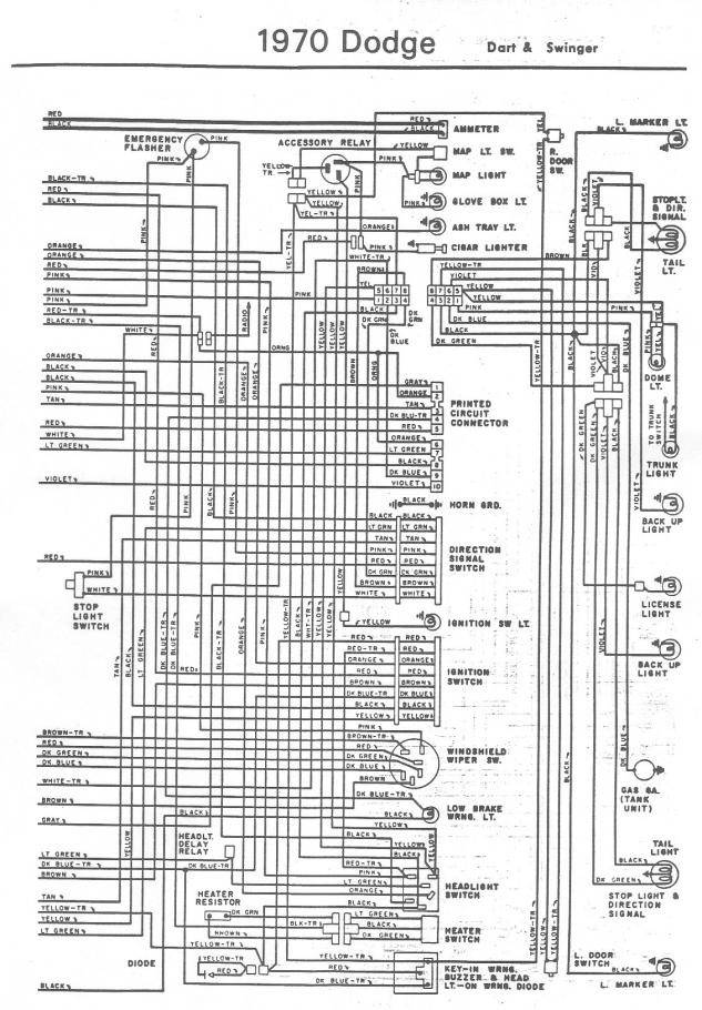 70 Dart wiring diagram | For A Bodies Only Mopar Forum