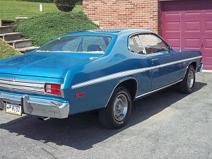 1974 318 duster b5 blue original