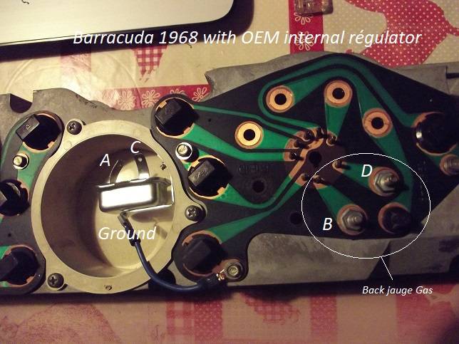 1968 Barracuda With Internal Gauge Regulator For A Bodies Only Mopar Forum