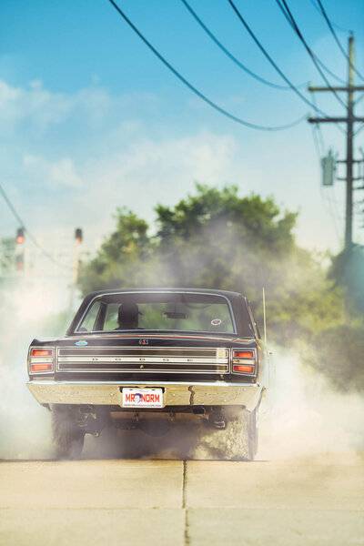 1968 Dart GSS burnout.jpg