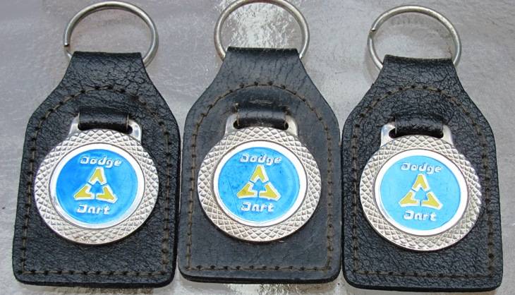 2 nos dart key fobs, 1 used - in middle.JPG