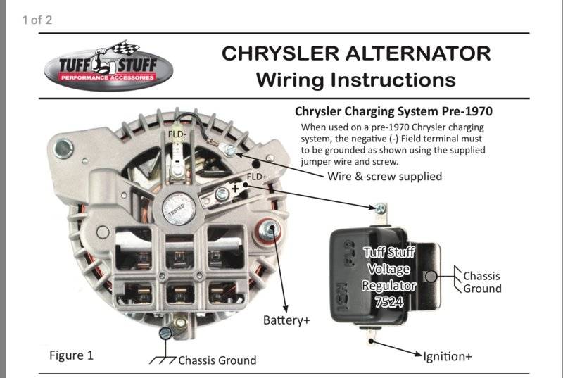 Mopar Voltage Regulator Wiring