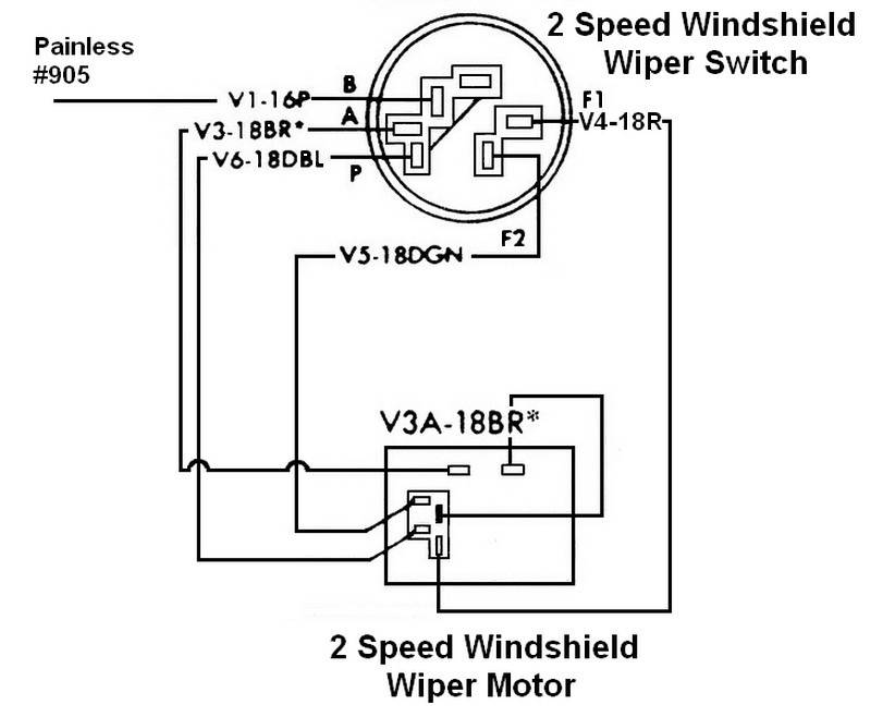 Windsheild Wiper Wiring For A