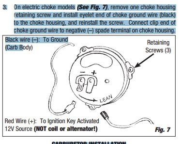Edelbrock Electric Choke Wiring Diagram - Diagram For You
