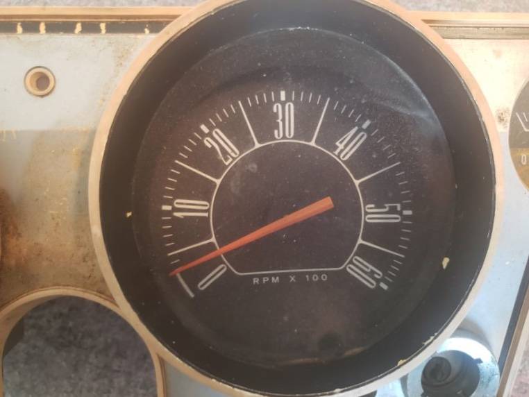 [SOLD] - 1966 Barracuda tach and gauge cluster | For A Bodies Only
