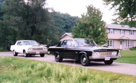 65 Dodge and 63 Plymouth.JPG