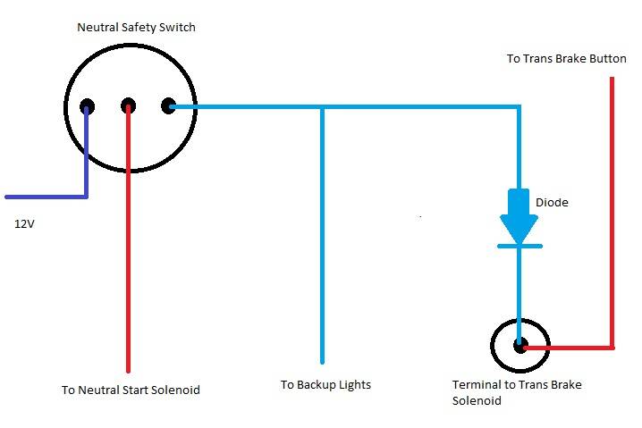 Transbrake Wiring To Backup Light Switch