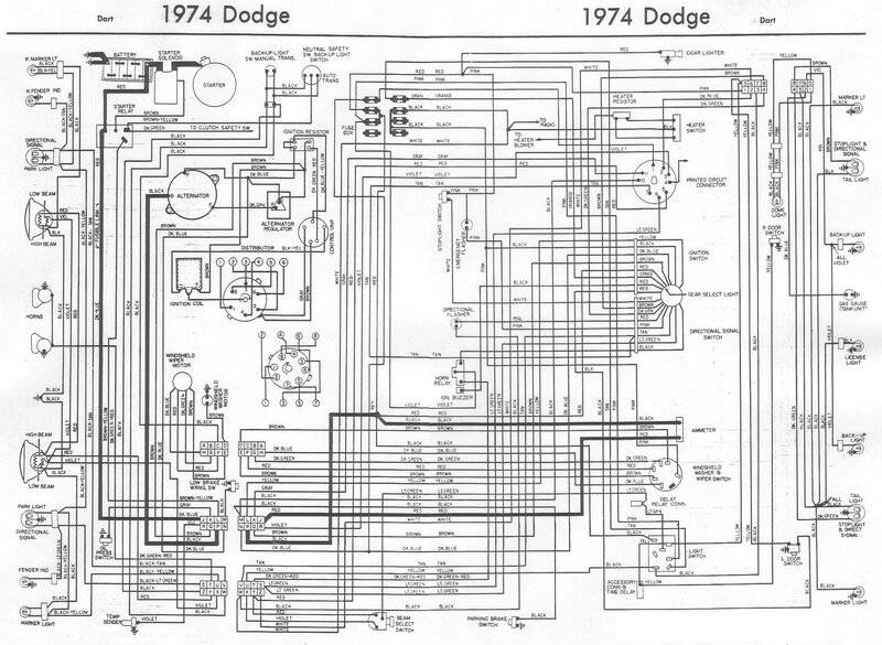 Looking for 1974 Plymouth Duster wiring diagram | For A Bodies Only