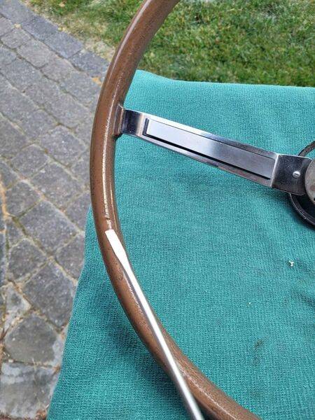 Product photo of MOPAR 1964 - 1968 A body, B body & C Body Woodgrain Steering Wheel Barracuda Charger Coronet etc..