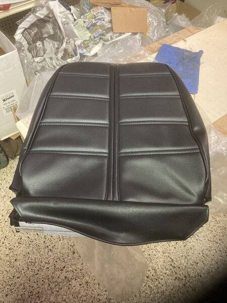 [SOLD] - 69 Barracuda Black bucket seat covers deluxe interior | For A ...