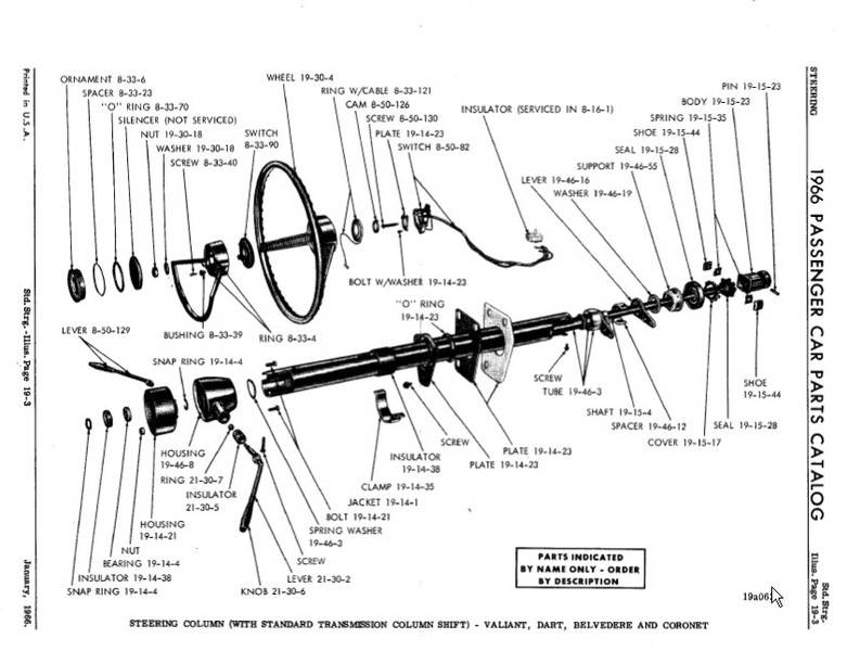 Steering Column Wire Diagram