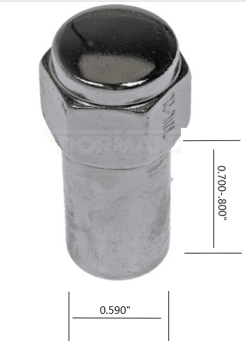 Cragar early style narrow shank lug nut.png