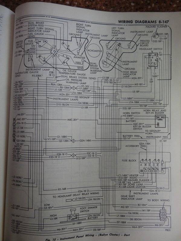 1971 Dodge Chassis Service Manual (Wire Diagrams) | For A Bodies Only Mopar  Forum  Dodge B2 Wiring Diagram    For A Bodies Only Mopar Forum