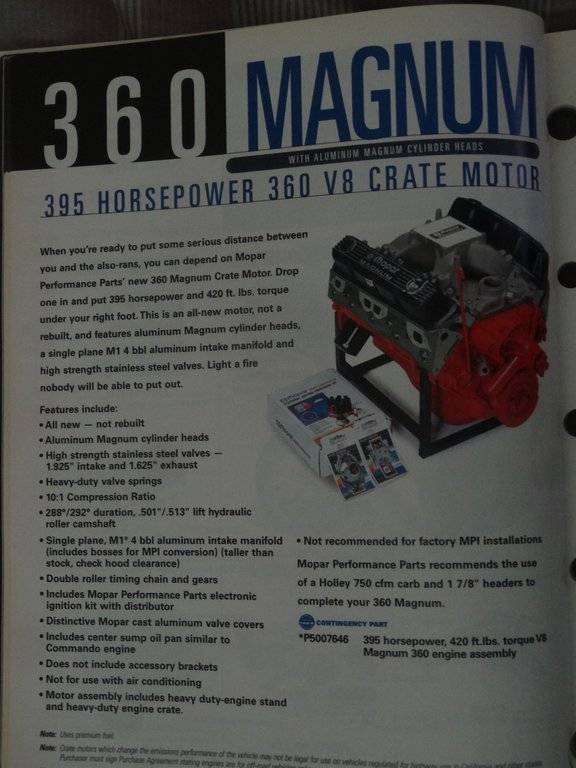 5.9 magnum and la 360 performance parts