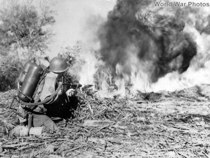 GI_blasting_Japanese_position_with_flame_thrower_at_Nanacag_January_1945.jpg