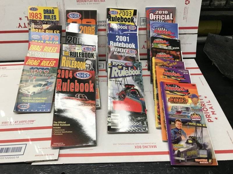 [FOR SALE] - NHRA + IHRA Rule Books | For A Bodies Only Mopar Forum