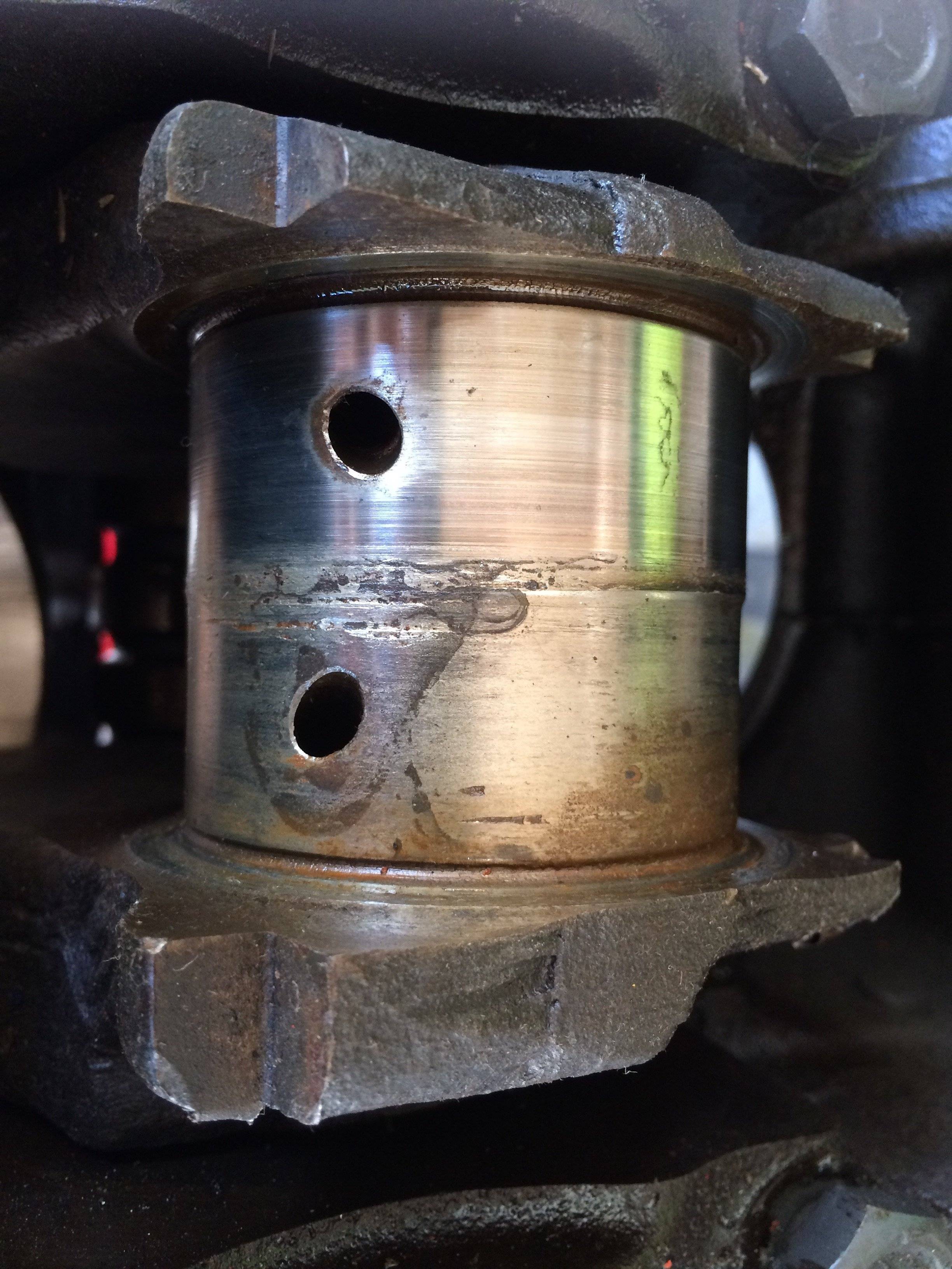 New 383 project - found crank damage | For A Bodies Only Mopar Forum