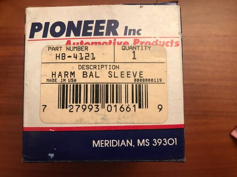 Pioneer HB4121 Harmonic Balancer Sleeve 