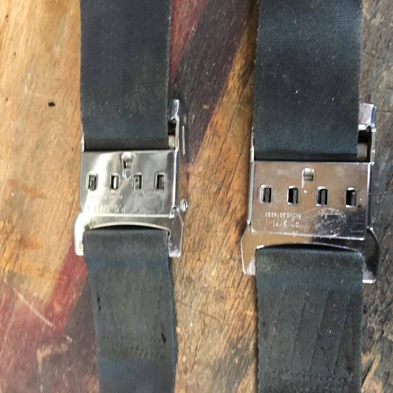 [FOR SALE] - 1966 barracuda valiant black seat belts | For A Bodies ...