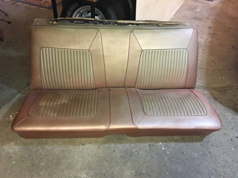 [SOLD] - 1967 Barracuda Notchback Rear Seat (Copper) | For A Bodies ...