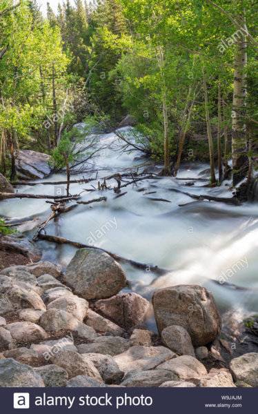 long-exposure-shot-of-a-mountain-stream-peaceful-nature-image-in-the-rocky-montains-W9JAJM.jpg