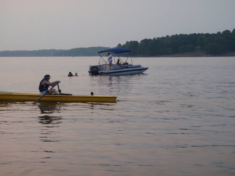 Louise in Alden Rowing Shell.JPG
