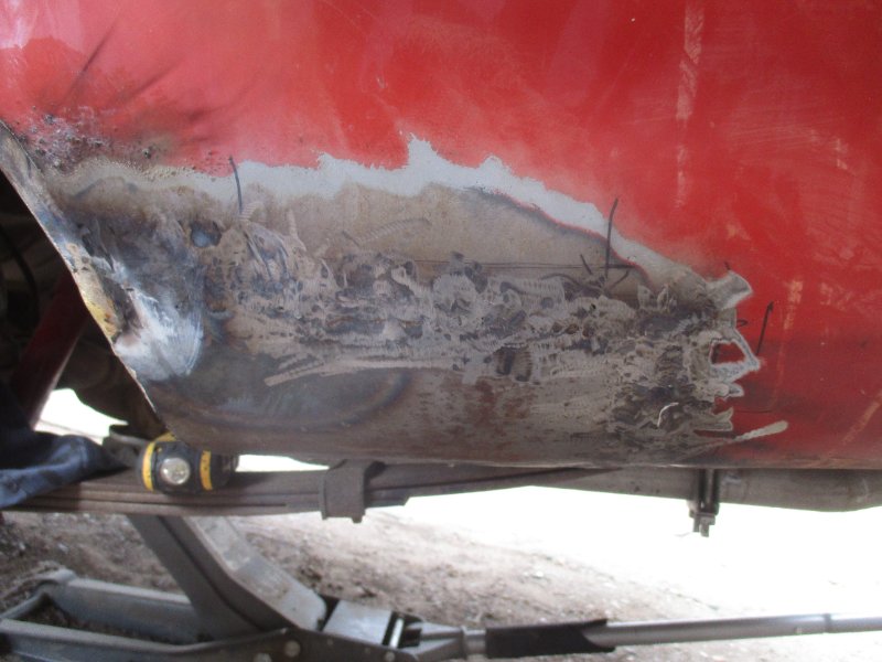 LR lower quarter panel outer panel welded in place.JPG