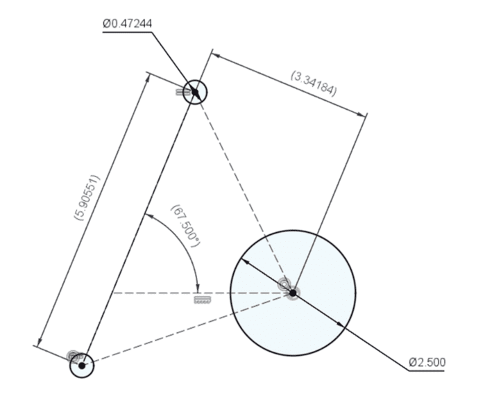 Mopar S197 Mustang front caliper bracket dimensions.png