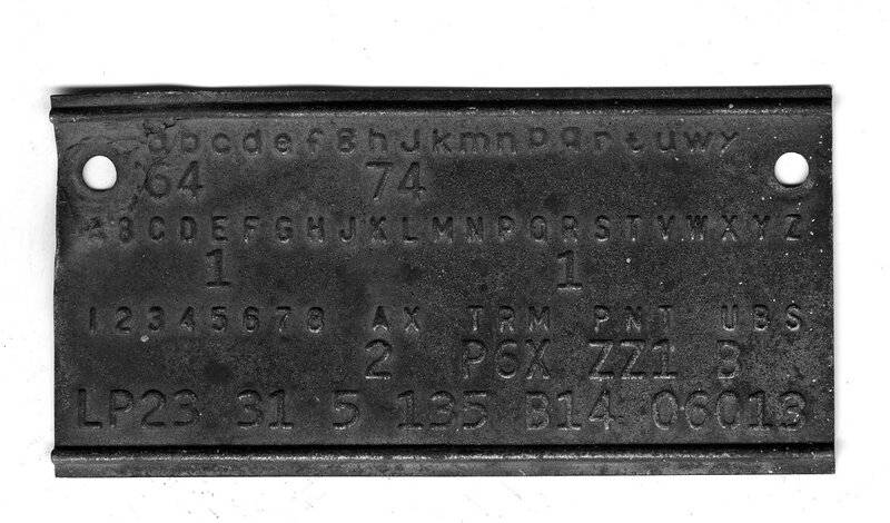 My old Dart fender tag.jpg