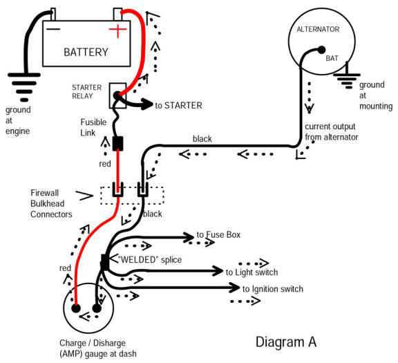 Running a converted alternator | For A Bodies Only Mopar Forum Two Wire GM Alternator Wiring Diagram For A Bodies Only Mopar Forum
