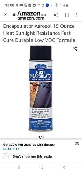 Best Rust Encapsulating Paint POR-15, KBS, Eastwood Platinum, Raptor  Liner & More. 