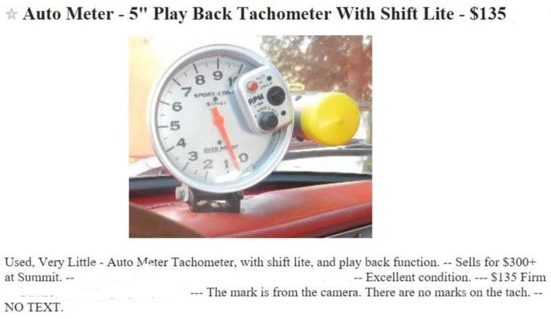 Tachometer - For Sale.JPG