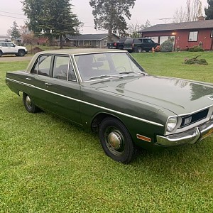 1970 Dodge Dart Custom F8-F4