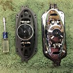 055 - New Speaker Swapped to Mounting Bracket.JPG