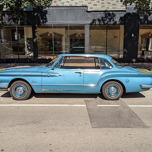 My 1961 Plymouth Valiant V200 two door hardtop, 1 of 18,586 built.