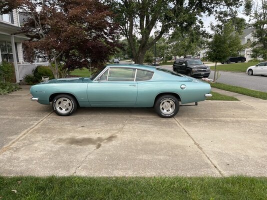 67 Barracuda Fastback