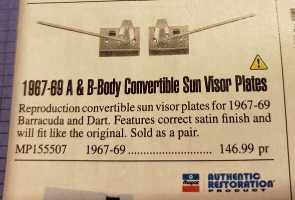 67 69 Dart convertible visor assembly.jpg