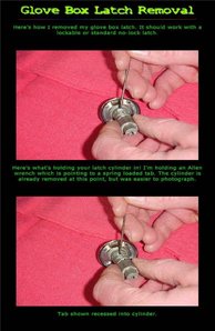 Glove Box Lock Removal