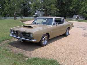 1968 Plymouth Barracuda Formula-S 383 4spd.