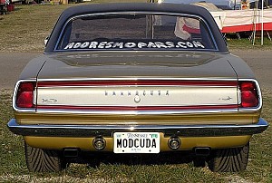 1969 Plymouth Barracuda Notchback: mod interior