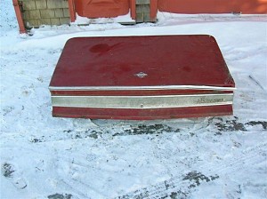 1967 Plymouth Barracuda trunk lid f/s
