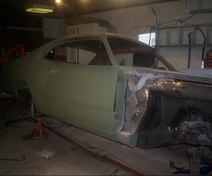 1972 dodge demon restoring
