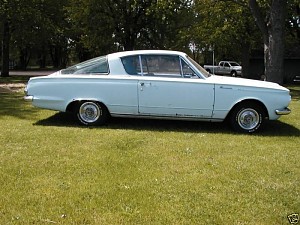 1965 Barracuda Totally Stock, 117,000 mile, Slant 6 named Caroline
