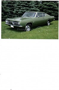 68 PLY Baracuda notchback a buddy of mines car