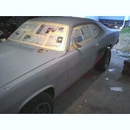 74 duster getin ready for paint