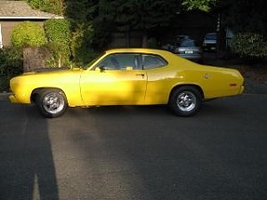 1972 Plymouth Duster 5.7 Hemi Keisler 4 Speed Automatic