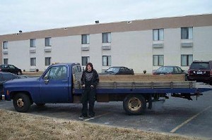 My late Fathers 1980 1Ton chevy truck if it was my choice it would be a dodge