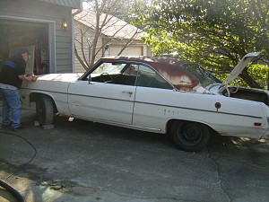 1973 Plymouth Scamp First Day Home