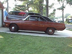 1970 Dodge Swinger burnt orange car