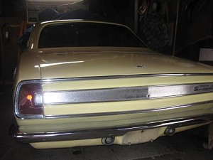 1967 Barracuda Coupe CA car, slant 6